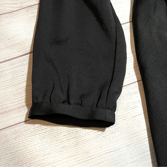 EXPRESS Long Sleeve Surplice Fit And Flare Dress - Picture 5 of 16